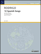 12 Spanish Songs Vocal Solo & Collections sheet music cover